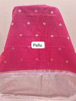 Rani Pink Silk Kota Saree Pallu