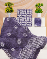 Light Lavender with White flower printed cotton top