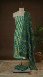  Shop Dark Green cotton dress material online 