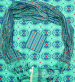 Sea Green Cotton dress material1
