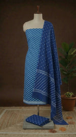 light Blue cotton dress material