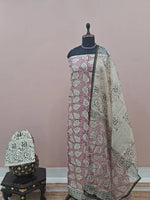 Light Onion Pink Cotton Dress Material