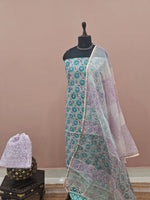 Light Brown Cotton Dress Material