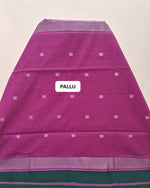 Elegant Bottle Green Semi Maheshwari Silk Saree pallu
