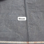Beige Semi Maheshwari Silk Cotton Saree Blouse