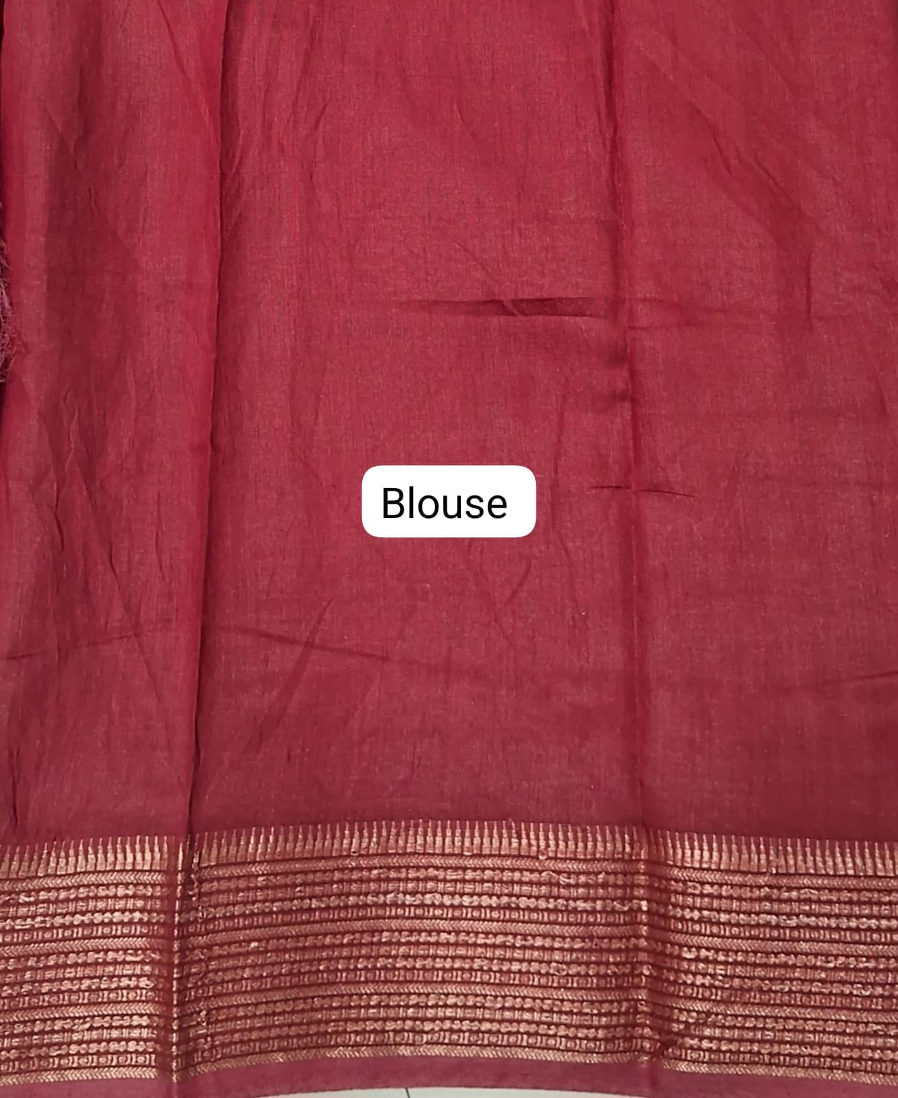 Black Moonga SIilk Saree Blouse