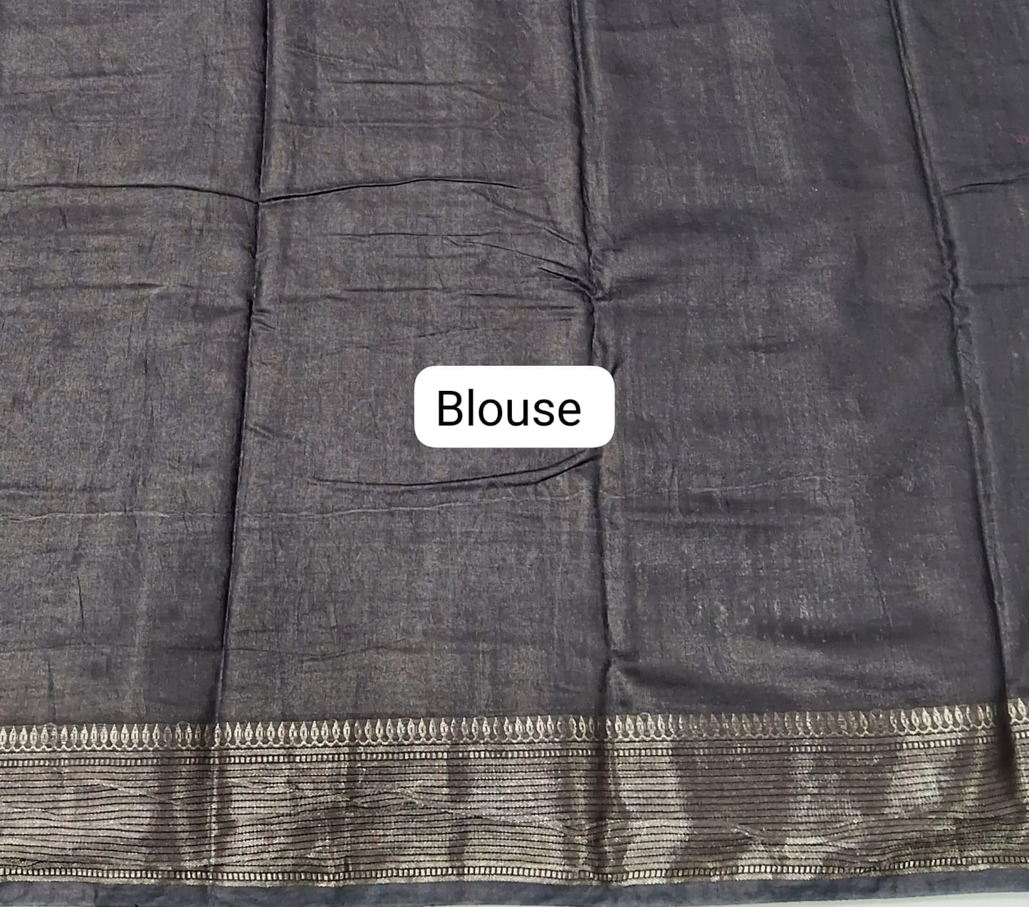 Tomato Red Moonga Silk Saree Blouse