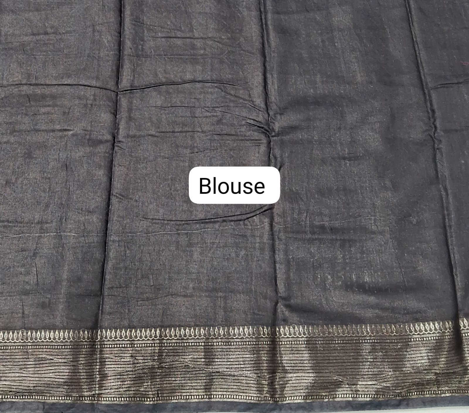 Tomato Red Moonga Silk Saree Blouse