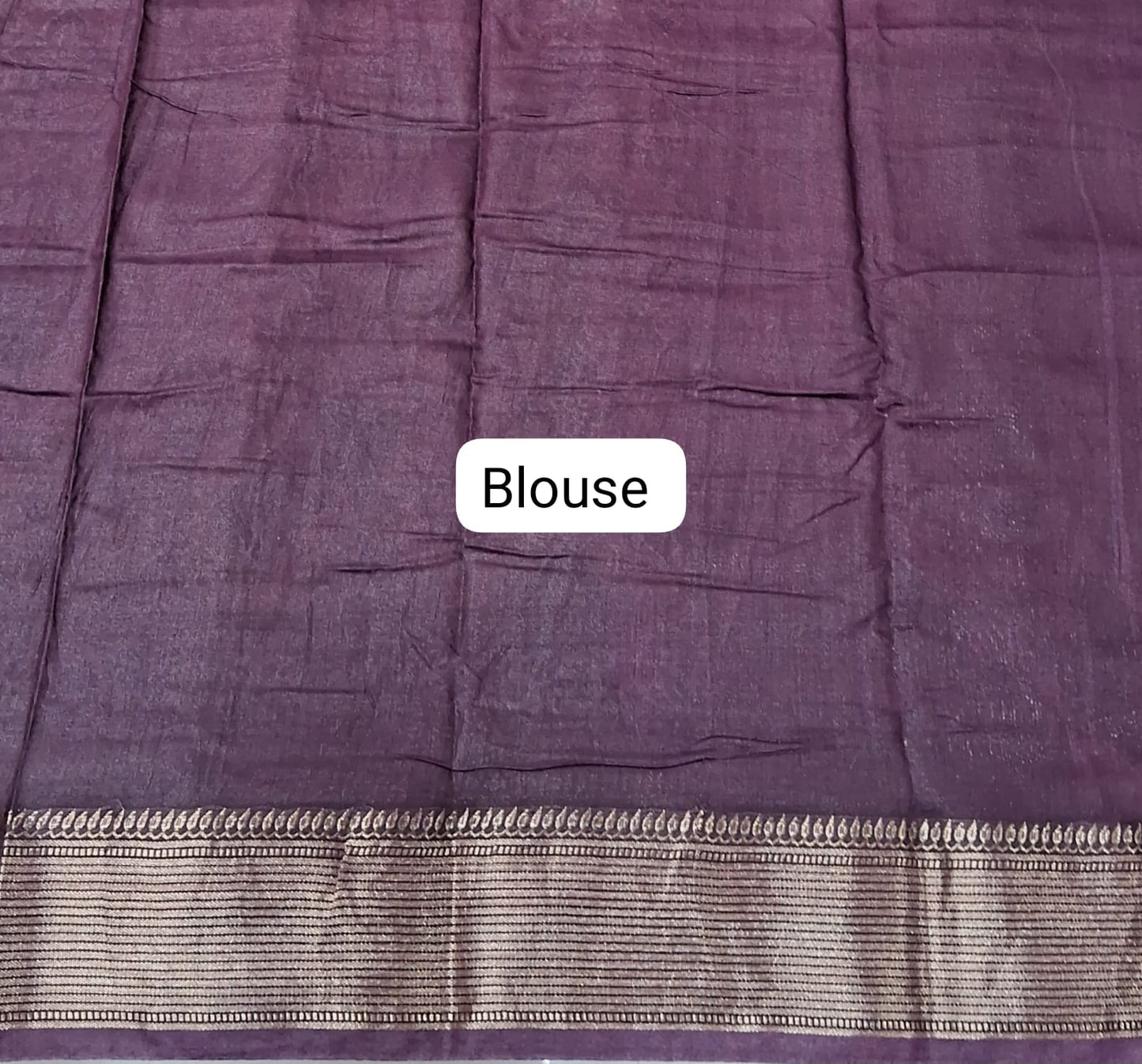 Mustard Yellow Moonga Silk Saree Blouse