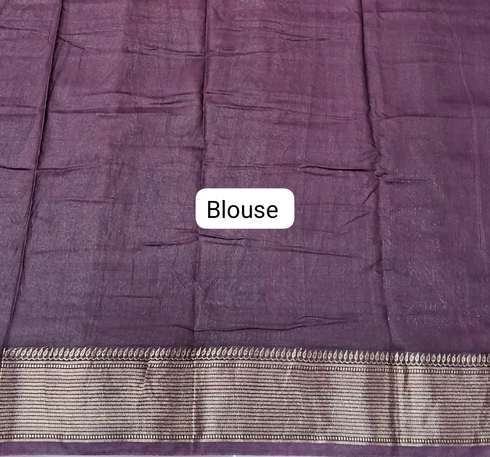 Mustard Yellow Moonga Silk Saree Blouse