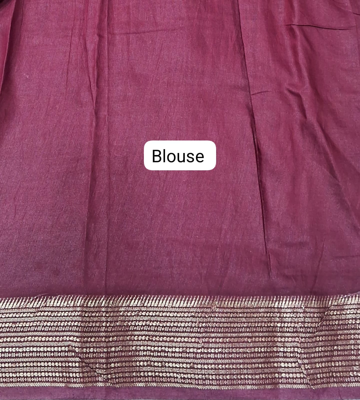 Mango Yellow Moonga Silk Saree Blouse