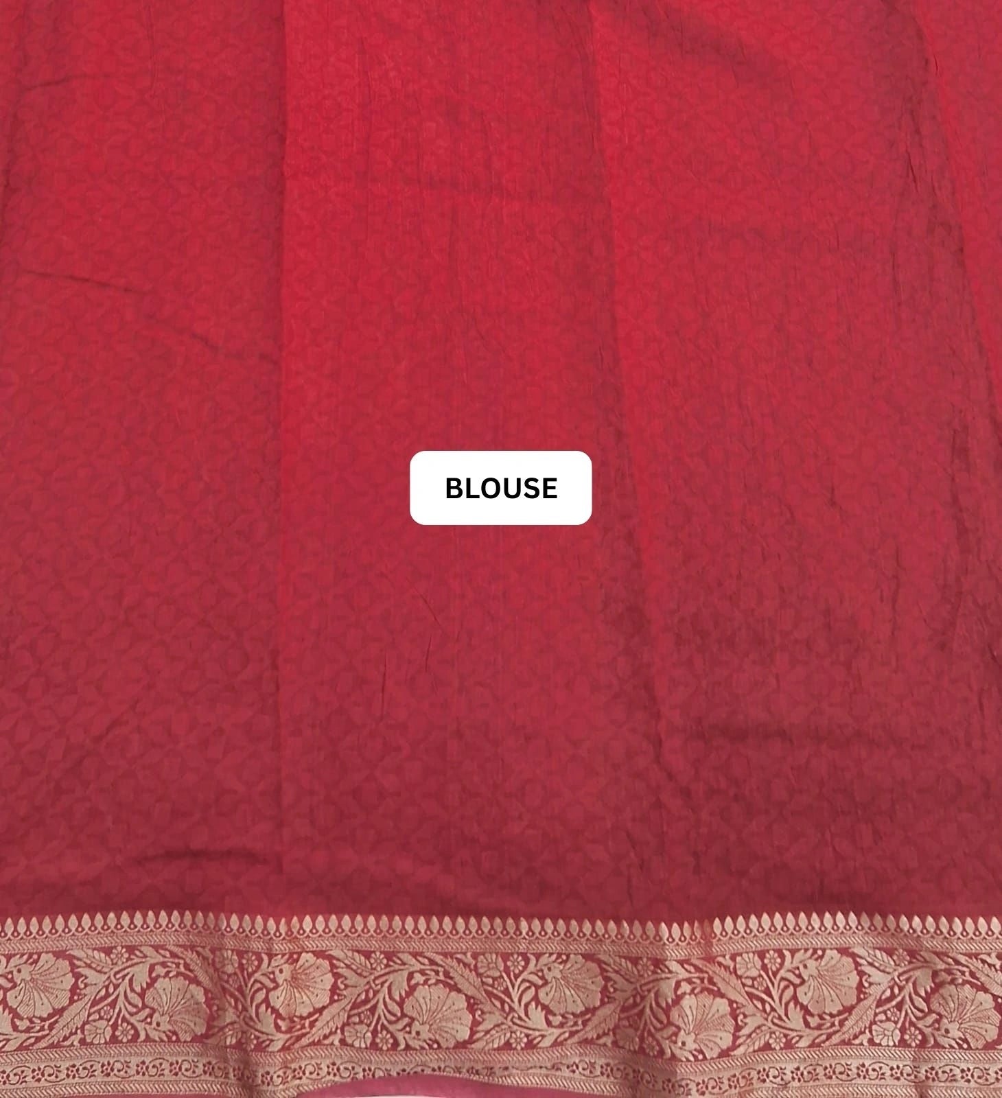 Mango Yellow Moonga Glow Saree blouse
