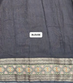 Maroon Moonga silk saree blouse