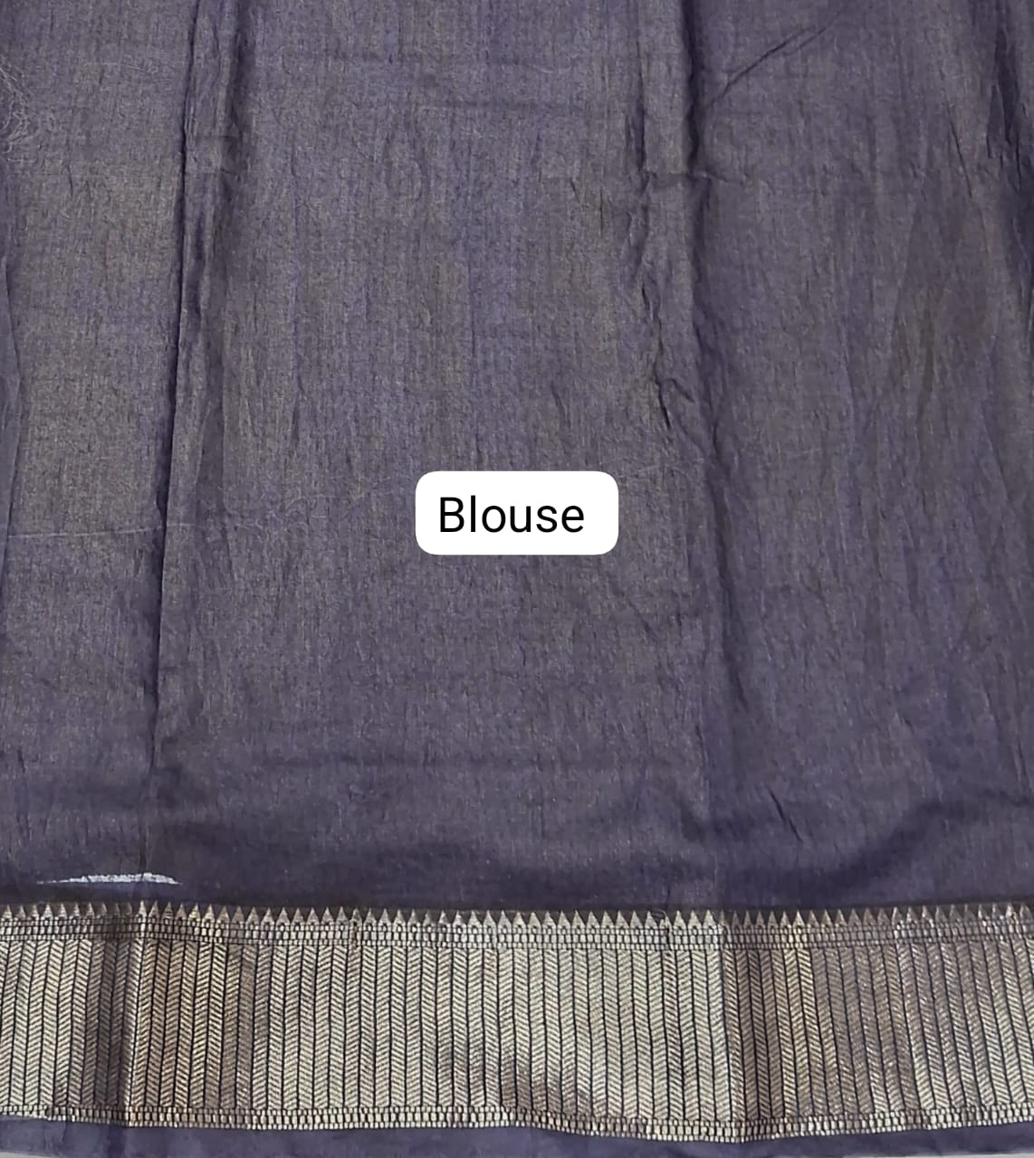 Maroon Moonga Silk Saree Blouse