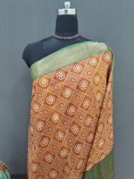 Golden Mango Silk Grandeur Saree 