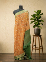 Golden Mango Silk Grandeur Saree
