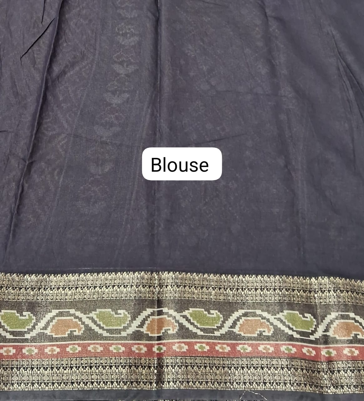 Red Moonga Silk Saree Blouse