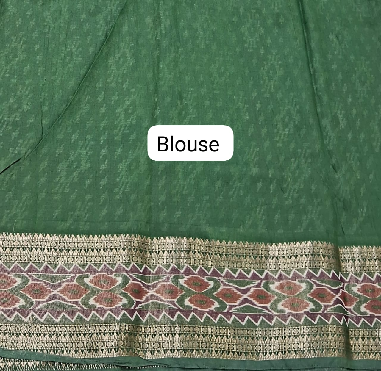 Wine Moonga Silk Saree Blouse