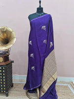 Dark Purple Pure Silk Kota Saree