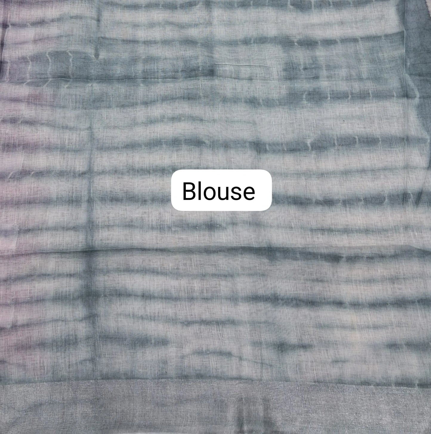 Pink Pure Linen Saree blouse