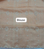 Light Yellow Pure Linen Saree blouse