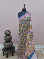 Elegant Lavender Soft Cotton Saree