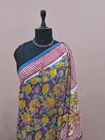 Elegant Lavender Soft Cotton Saree 1