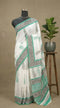 Minimal White Soft Cotton Saree