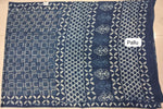 Elegant Indigo Soft Cotton Saree pallu