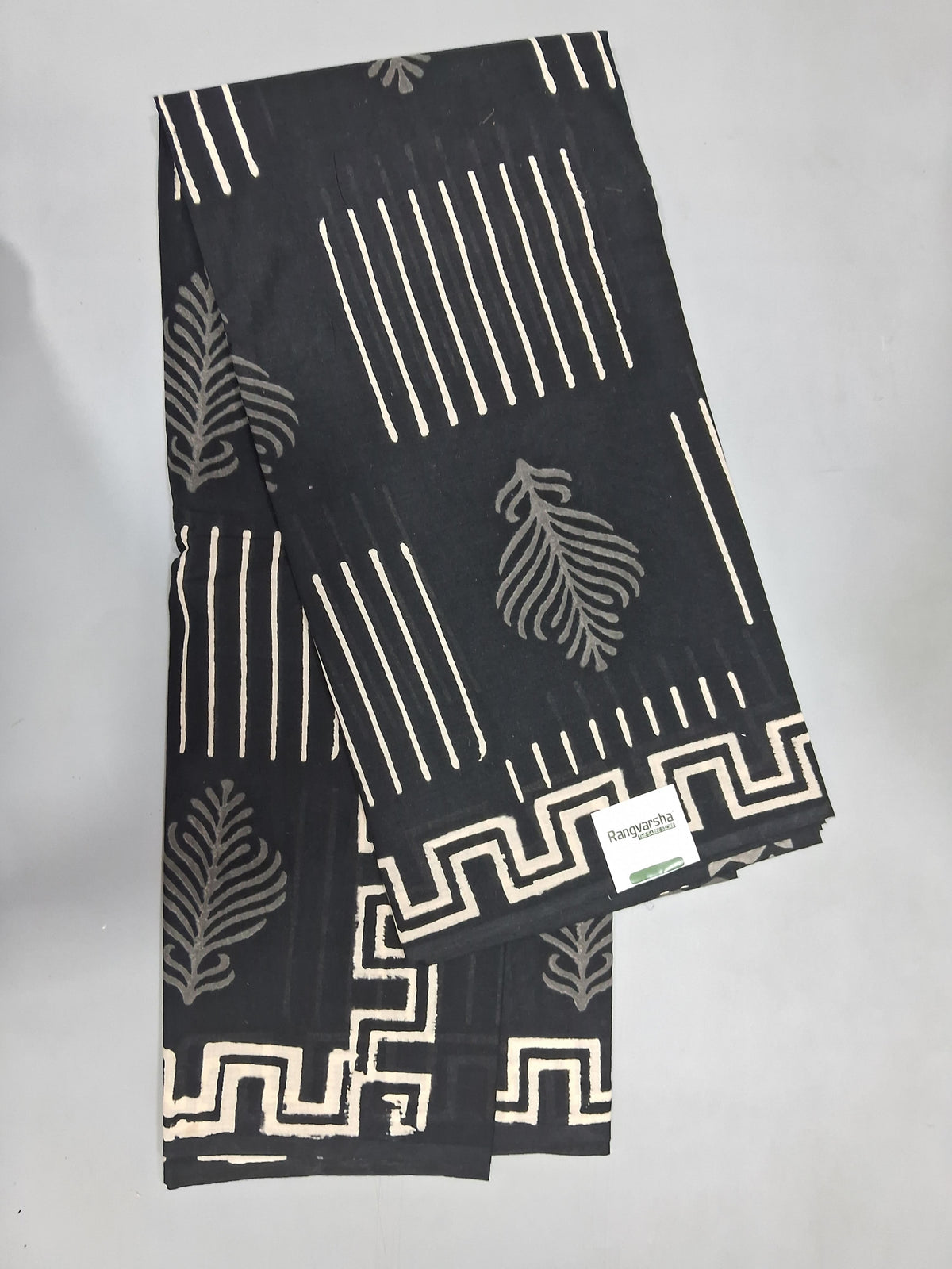 Eternal Black Soft Cotton Saree 