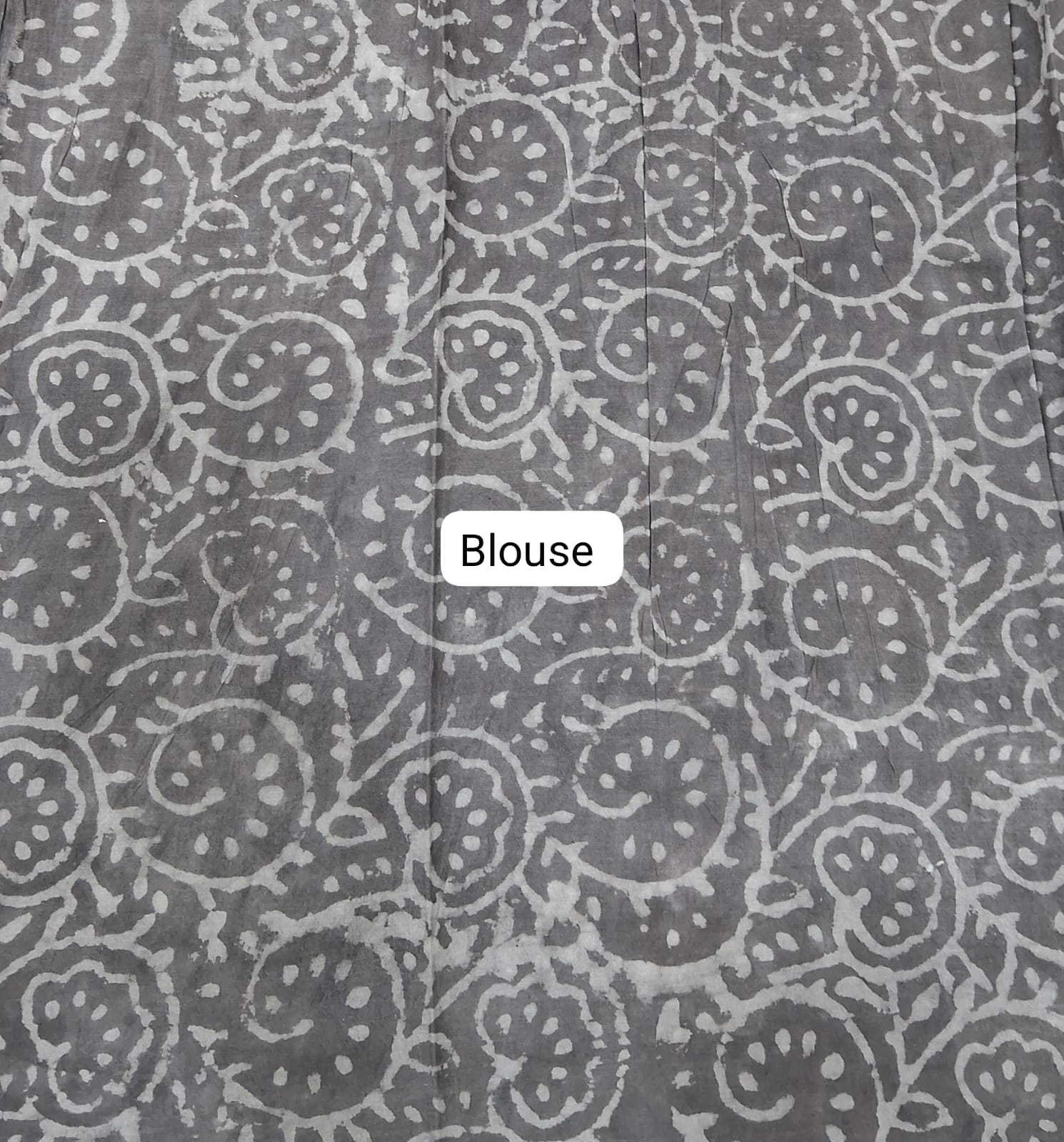 Beige Elegant Soft Cotton Saree blouse