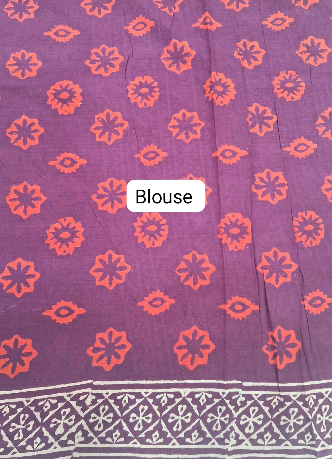 Maroon Breeze Everyday Soft Cotton Saree Blouse