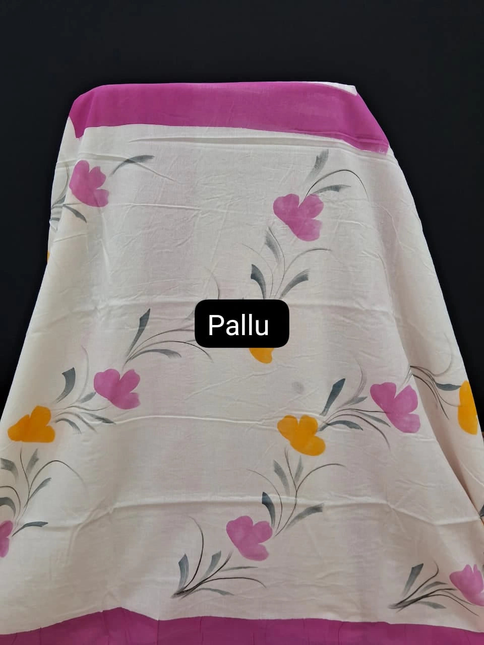 White Breeze Soft Cotton Saree Blouse