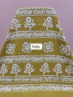 Elegant  Green Soft Cotton Saree Pallu