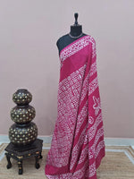 Sorbet Pink Soft Cotton Saree