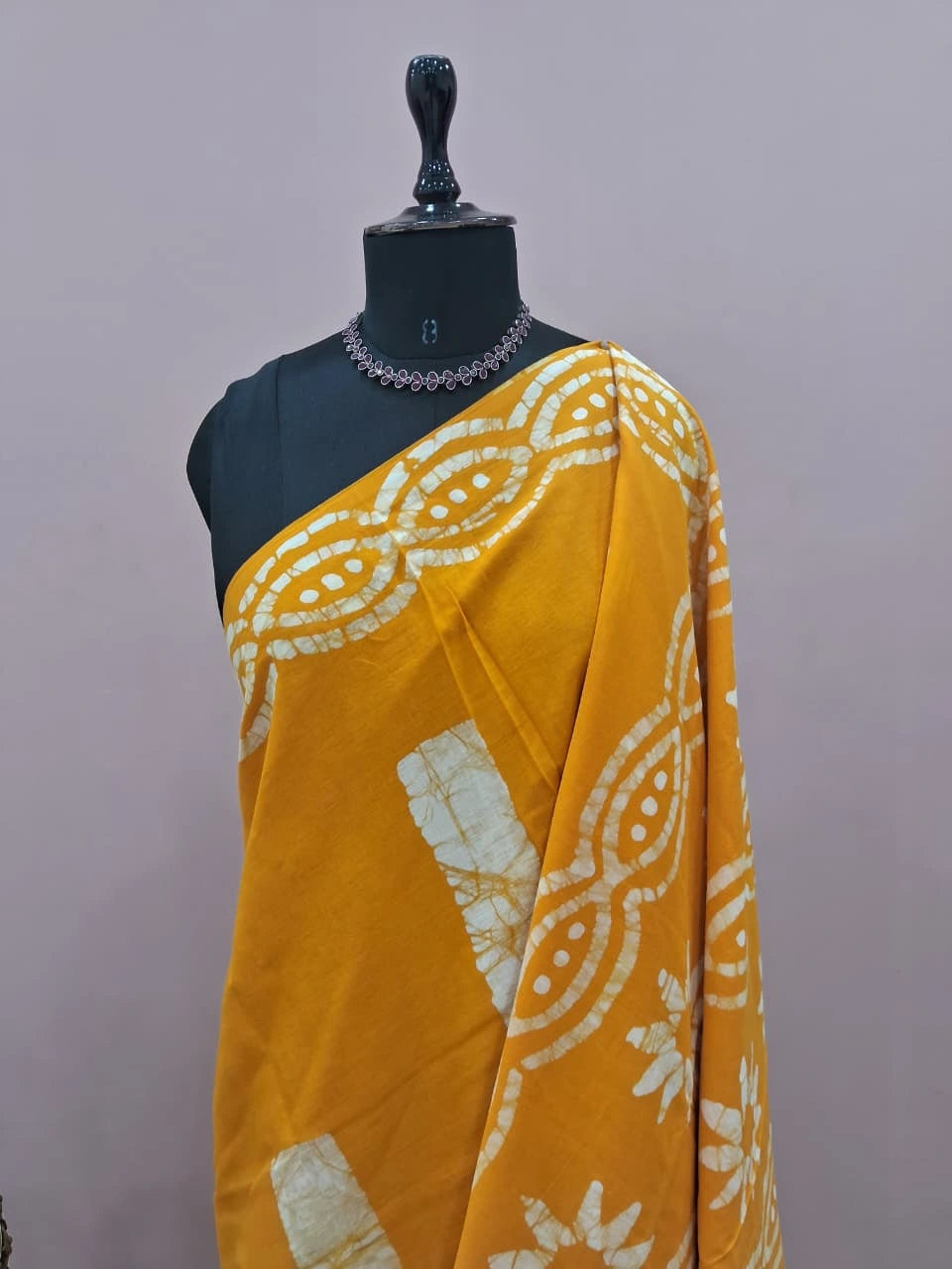 Mango Yellow Soft Cotton Saree 1