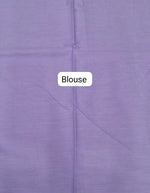 Light Lavender Soft Cotton Saree Blouse
