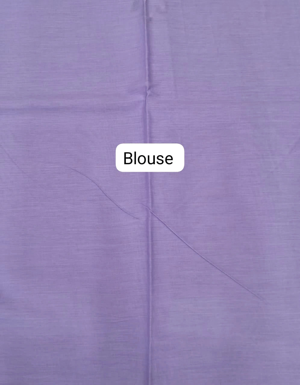Light Lavender Soft Cotton Saree Blouse