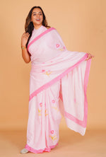 Light Pink Soft Cotton Saree 