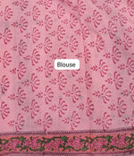 Premium Peach Soft Cotton Saree Blouse