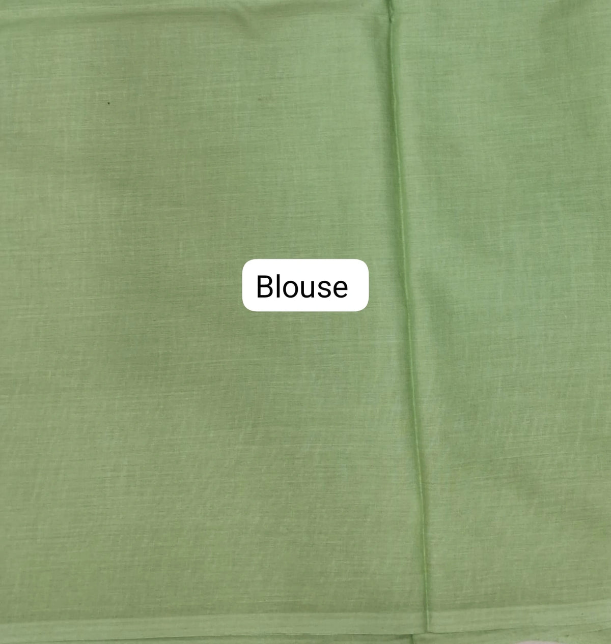 Light Green Soft Cotton Saree blouse