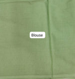 Light Green Soft Cotton Saree blouse
