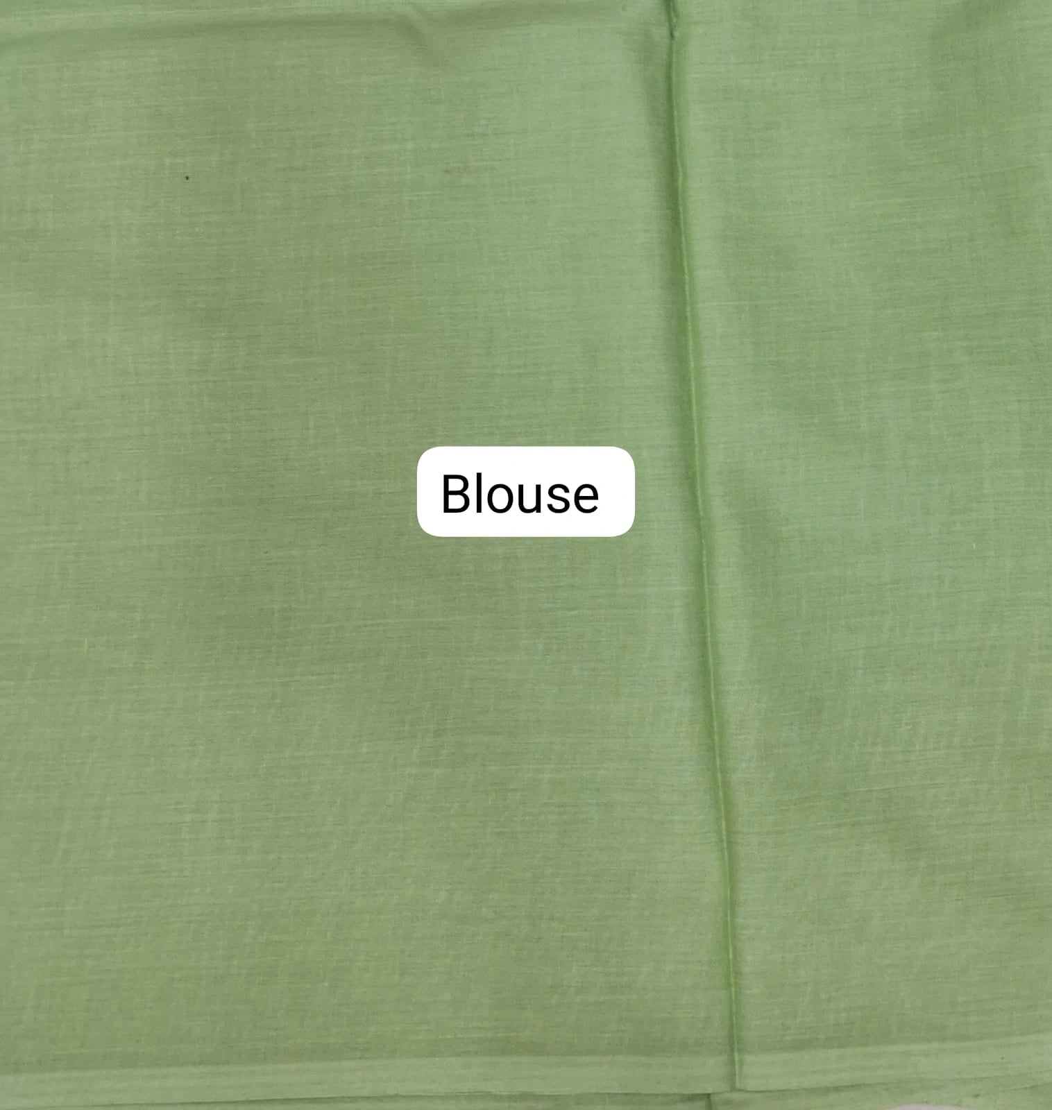 Light Green Soft Cotton Saree blouse