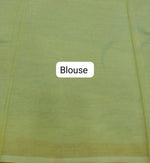 Light yellow soft cotton saree  Blouse