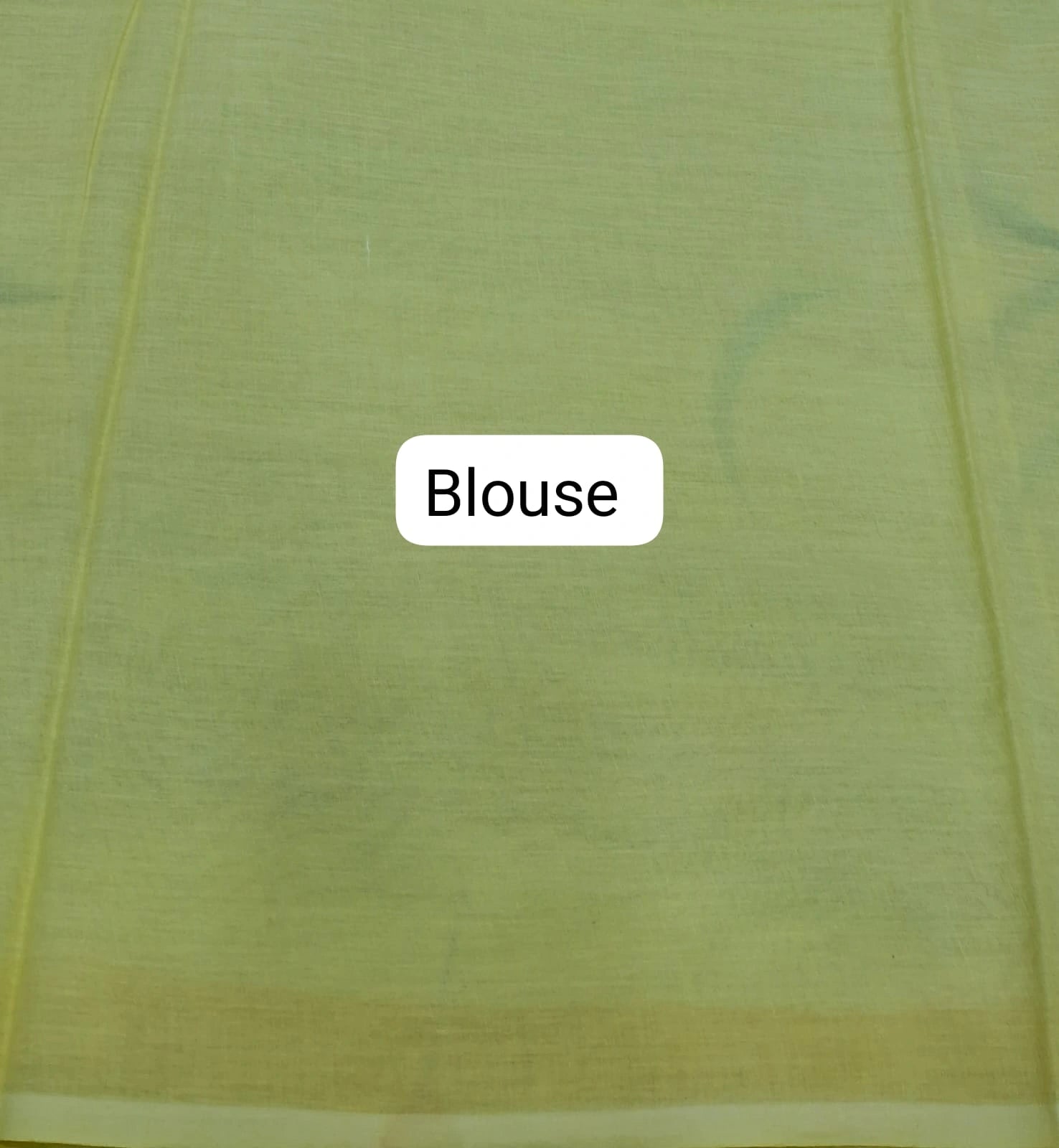 Light yellow soft cotton saree  Blouse