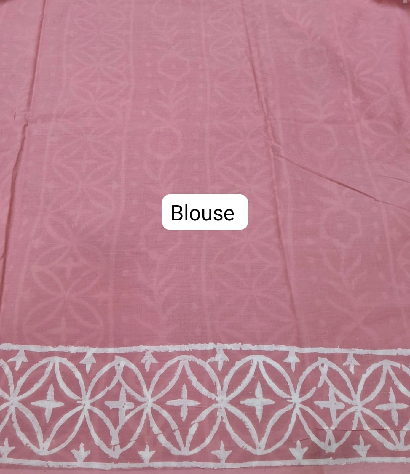 Elegant taupe brown soft cotton saree blouse