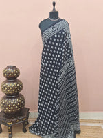 Black Pure soft cotton saree