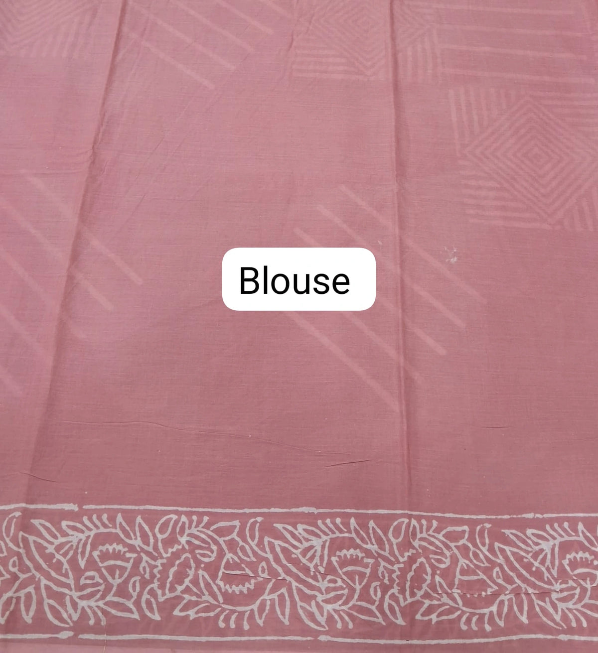 Graceful taupe brown Pure soft cotton saree  Blouse