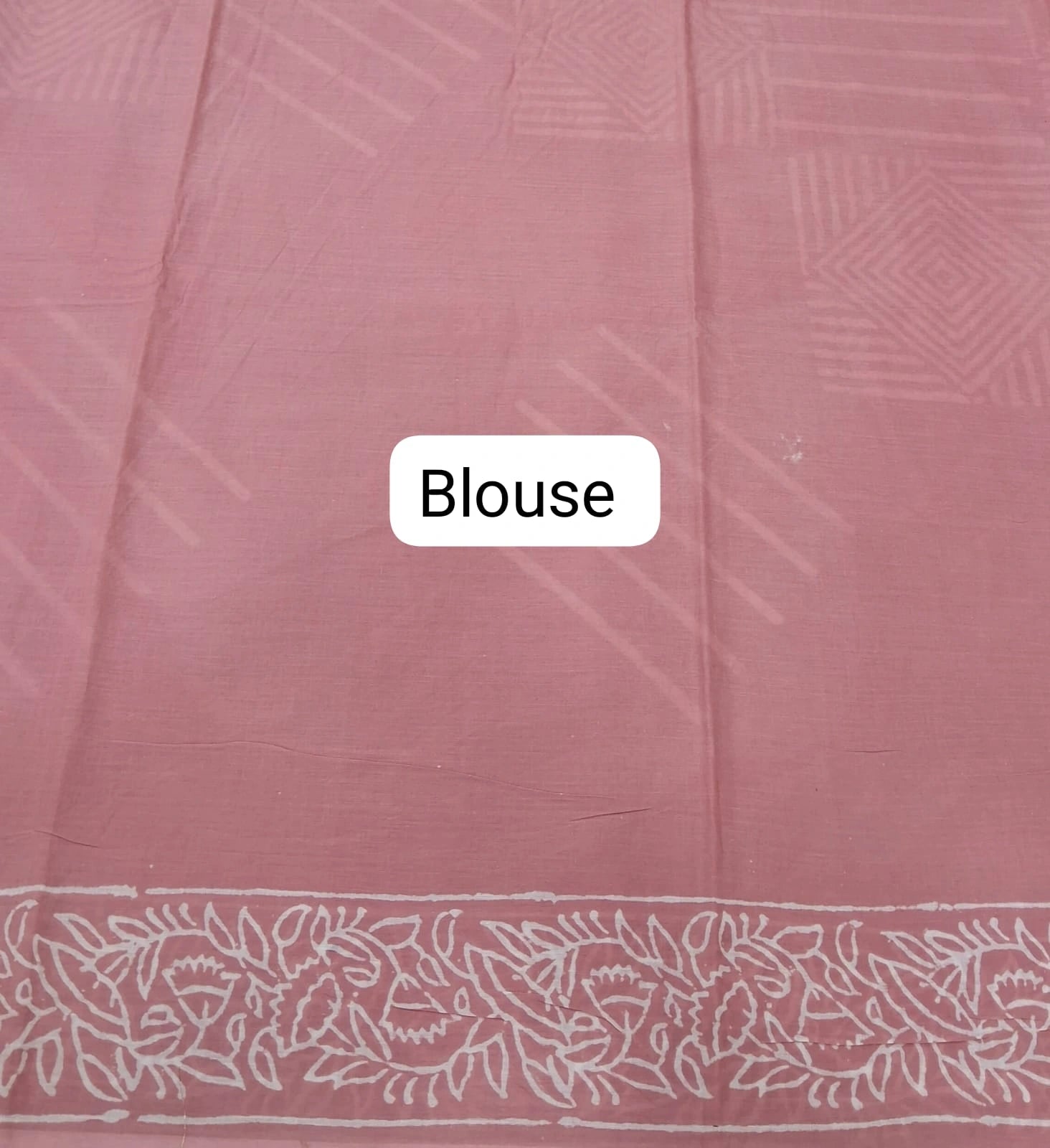 Graceful taupe brown Pure soft cotton saree  Blouse