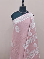 Traditional Taupe brown soft cotton saree 1
